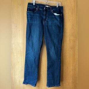 Levi's Women’s Blue Straight Leg Jeans Classic Fit Size 14 W -32 L-30